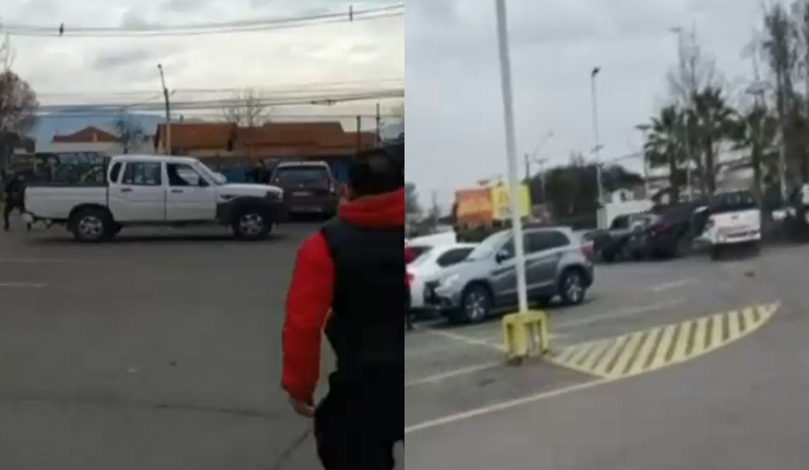 Chocó al menos 5 vehículos: Conductor evitó asalto en Pudahuel tras arremeter contra delincuentes