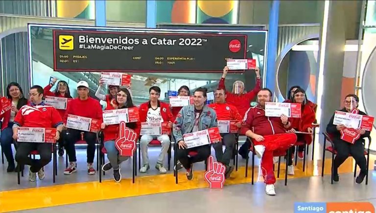 ¡Ya hay ganadores! Coca-Cola Sin Azúcar sorteó en Contigo en la Mañana las 15 experiencias dobles para Catar 2022 TM