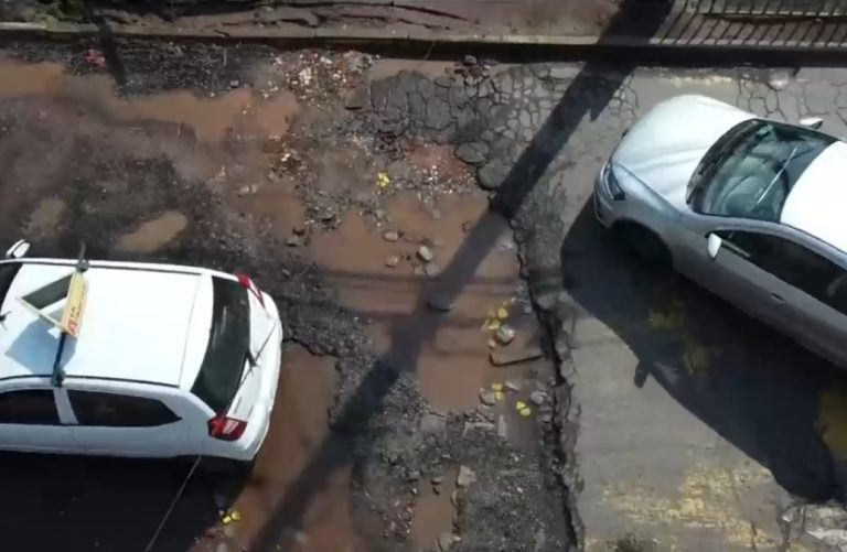 Vecinos denuncian profundo 