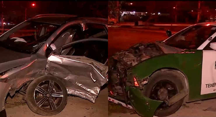 Padre e hijo de 6 años fueron chocados por patrulla de Carabineros en medio de persecución en Lo Espejo