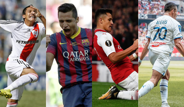 De Cobreloa al Marsella: Estos son los primeros goles que marcó Alexis en cada club