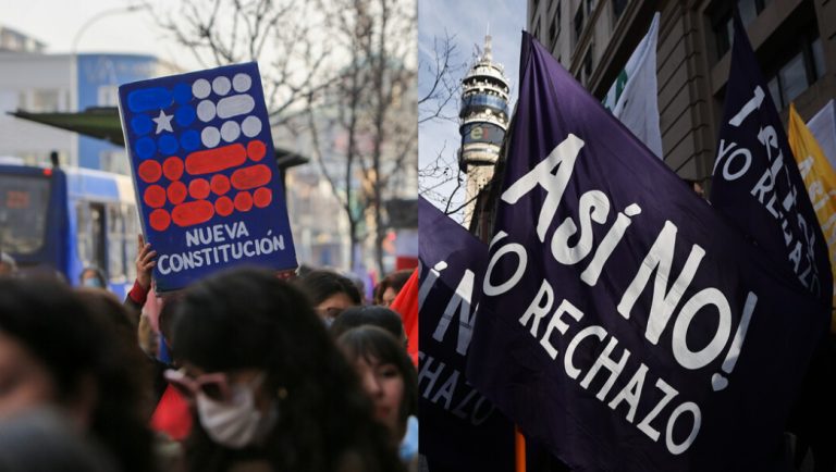 Entre actos de cierre y búsqueda de apoderados: Campañas por el Apruebo y el Rechazo entran a la recta final