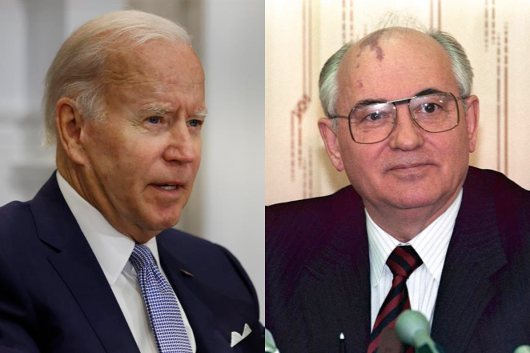 Joe Biden describió a Gorbachov como un líder que llevó a un 