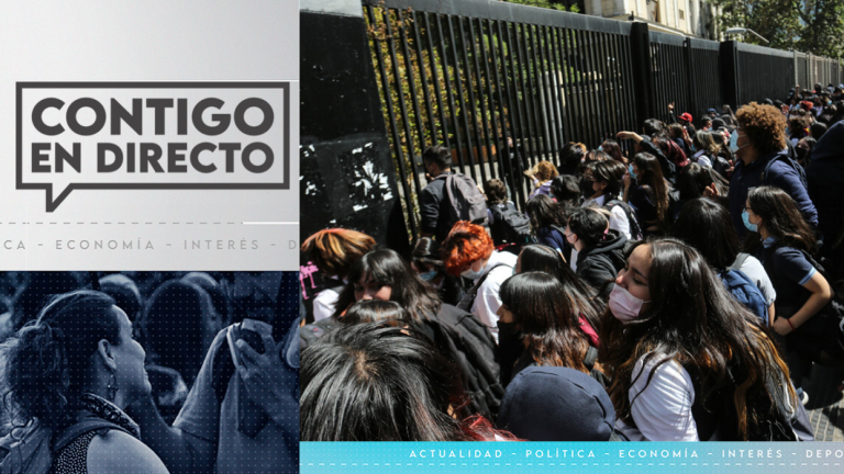 Alumnas del Carmela Carvajal irrumpieron en el Instituto Nacional tras acusaciones de abuso sexual