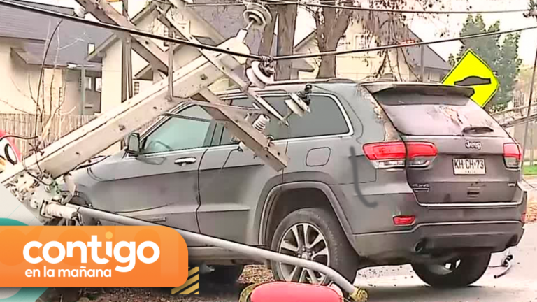 Mujer de 45 años chocó con un poste y dejó 4 mil casas sin luz en Peñalolén