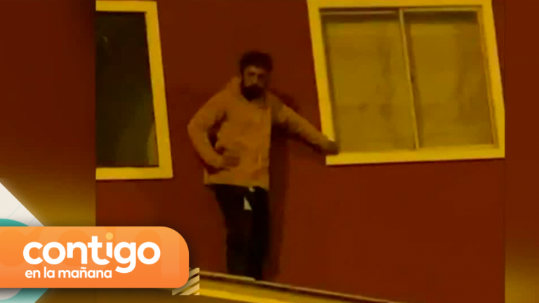 “¡Bájate, conch....!”: Un ladrón se escondió en los techos de unas casas en La Serena; vecinos lo esperaron para golpearlo