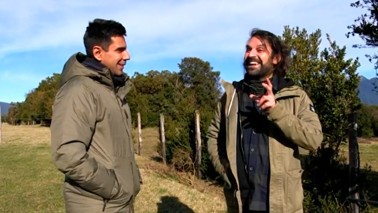 Haciendo Patria: Juan Pablo Queraltó visitó Cochamó y se maravilló con la historia de Gustavo Quiroz