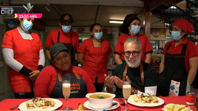 El Menú de Chile: Sergi Arola saboreó los “Blanquillos con salsa de mariscos”