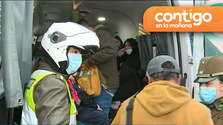 Gran aglomeración: Carabineros trasladó personas debido a falla en la línea 2 del Metro de Santiago