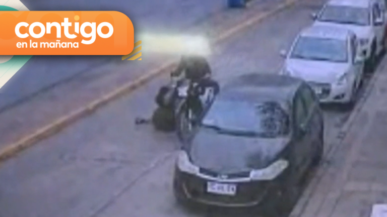 VIDEO | Mujer fue arrastrada por motochorro tras sufrir asalto