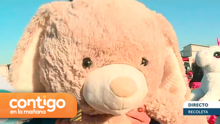 ¿Es un conejo o un oso? El llamativo peluche que causó sensación en Contigo en la Mañana