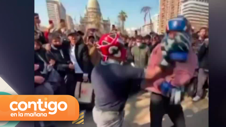 Alumnos del Instituto Nacional volvieron a organizar peleas callejeras: Esta vez se enfrentaron al INBA en el Parque Almagro