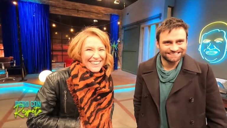 Backstage: Sigrid Alegría y Pancho Germain en Pero Con Respeto