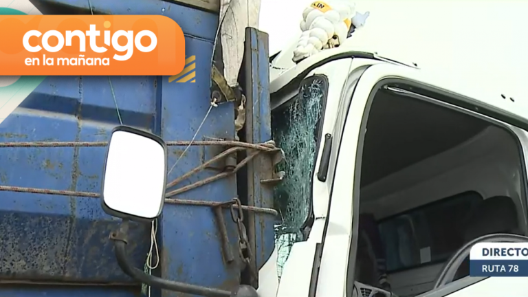 “No había ninguna señalética”: Habló conductor que protagonizó choque múltiple en la Ruta 78