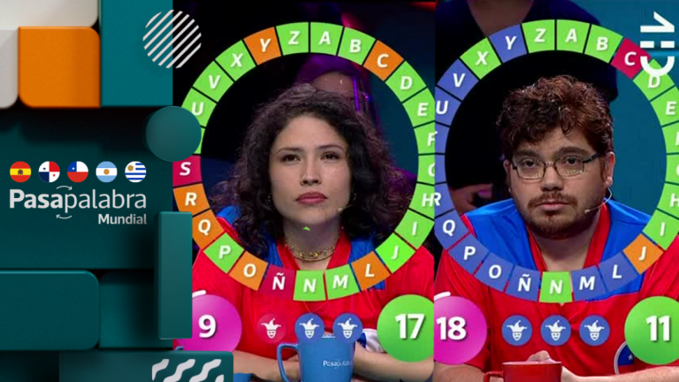 ¡Rosco entre chilenos! Andrea Vergara y Eduardo Peñailillo se enfrentan en el clásico juego de Pasapalabra
