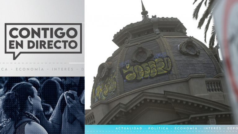 Indignante registro: Vandalizan cúpula del Museo Nacional de Bellas Artes con grafitis