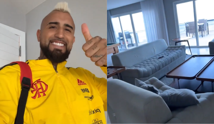Con mesa de pool incluida: Arturo Vidal mostró su lujoso departamento en Río de Janeiro