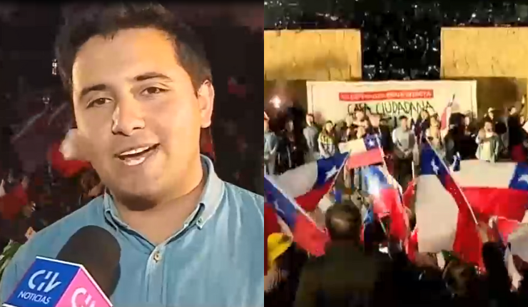 Vocero del Rechazo en actividad de cierre: 