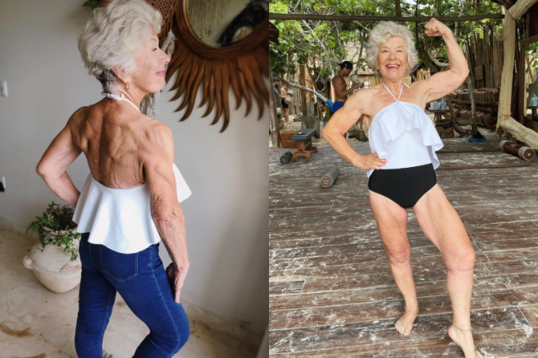 Un cambio radical: Adulta mayor de 75 años sorprende con su estilo de vida fitness en redes sociales