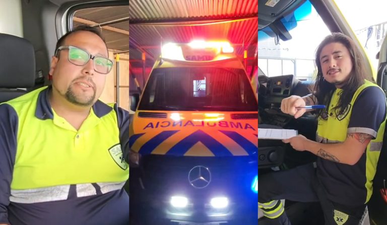 ¿Sabes para qué sirve cada sonido de la ambulancia? Funcionarios del SAMU la rompen con viral en TikTok