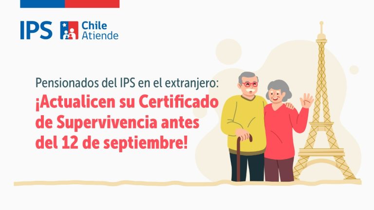 ¡Atención, pensionados en el extranjero! IPS llama a actualizar Certificado de Supervivencia