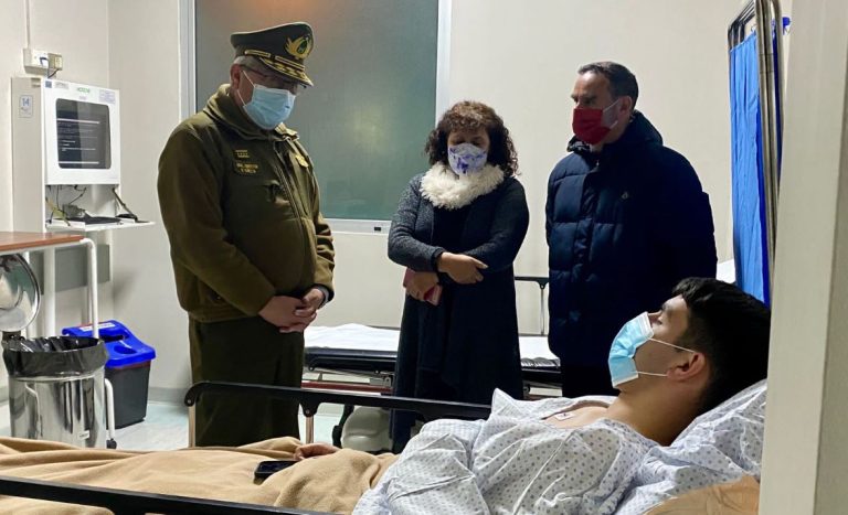 Carabinero fue herido a bala cerca de comisaría de San Joaquín durante el domingo