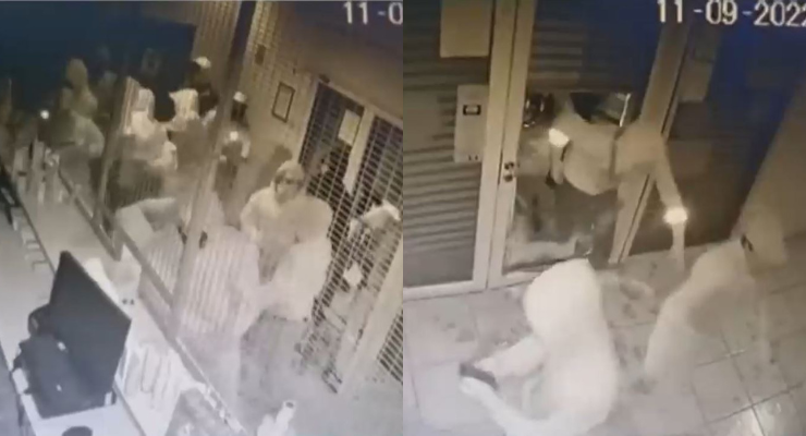 Indignantes videos de saqueo en farmacia de Cerro Navia: Acusan que Carabineros no acudió al llamado