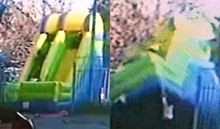 Dueño de juego inflable que se volcó con niños en su interior: 