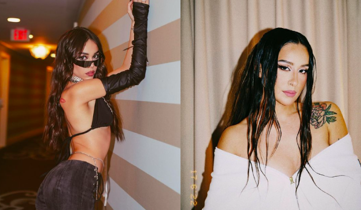 ¿Se viene colaboración? Danna Paola sorprendió con foto junto a Denise Rosenthal en Miami