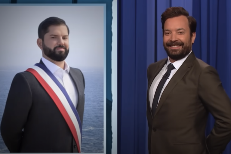 Jimmy Fallon bromea a pdte. Gabriel Boric: 