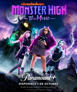 Disfruta de Monster High: The Movie el próximo 7 de octubre en Paramount+
