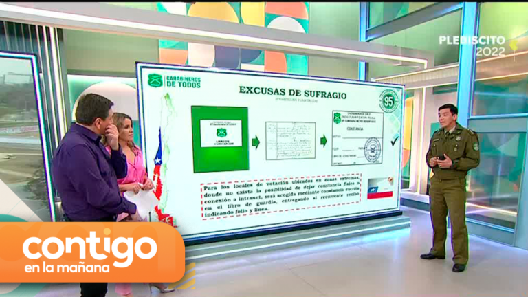 ¿No puede ir a votar el fin de semana? Este es el único trámite que debe realizar en Carabineros el 4 de septiembre
