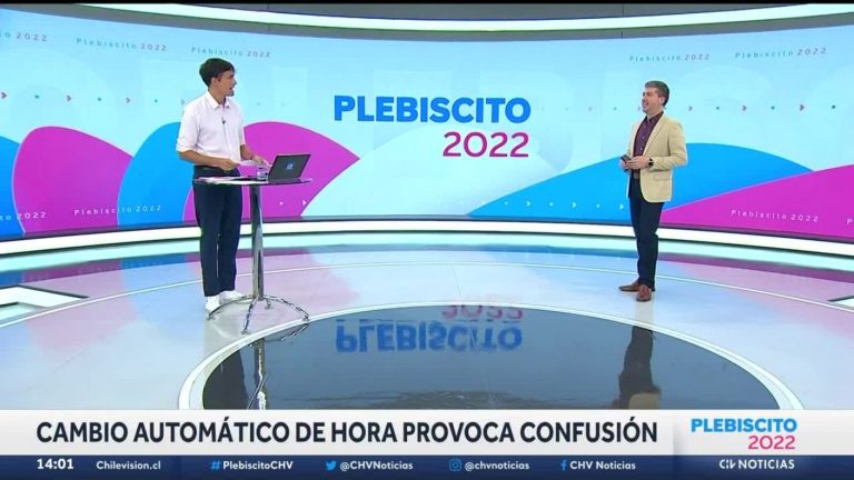 ¿Te pasó? Cambio de hora automático provocó confusión para el Plebiscito 2022