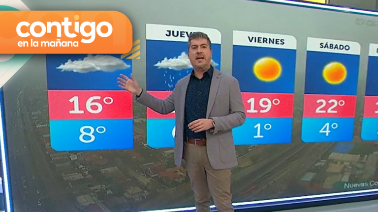 ¡A sacar el paraguas! Eduardo Sáez nos trae el informe del tiempo en el matinal