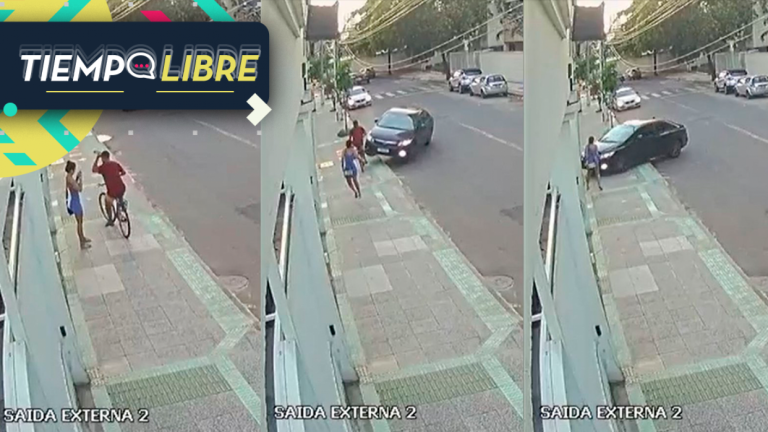 Delicuente que robó celular a una mujer fue atropellado instantes después