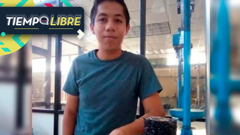 ¡Sorprendente! Joven estudiante crea pavimento que se recupera con agua