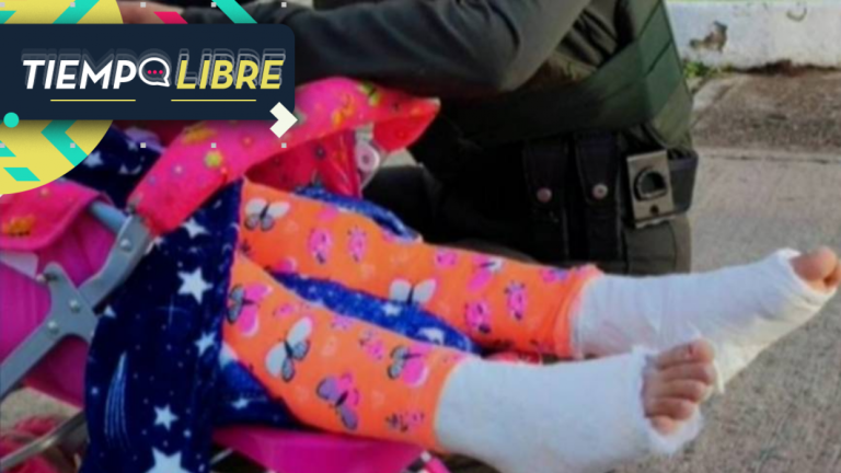 Detienen a mujer que enyesaba a su hija de 7 años para pedir limosna