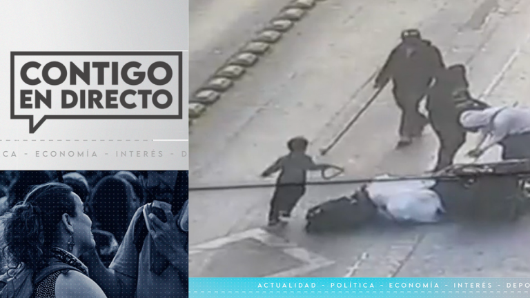 Generó indignación: Registran a niño de 5 años participando en barricada en la Alameda