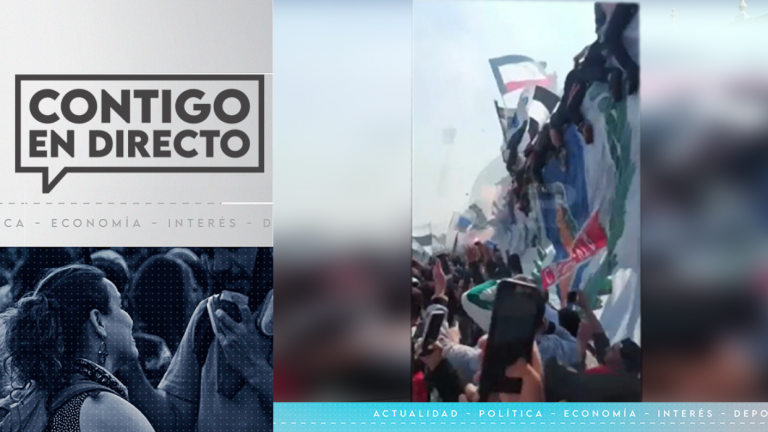 Impactante registro: Estructura del Estadio Monumental colapsó en pleno “arengazo”