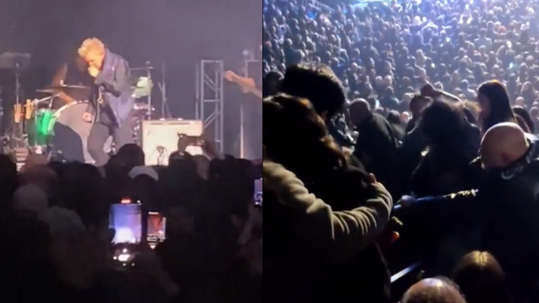 Suspenden momentáneamente concierto de Billy Idol por disturbios al interior y exterior del Teatro Caupolicán