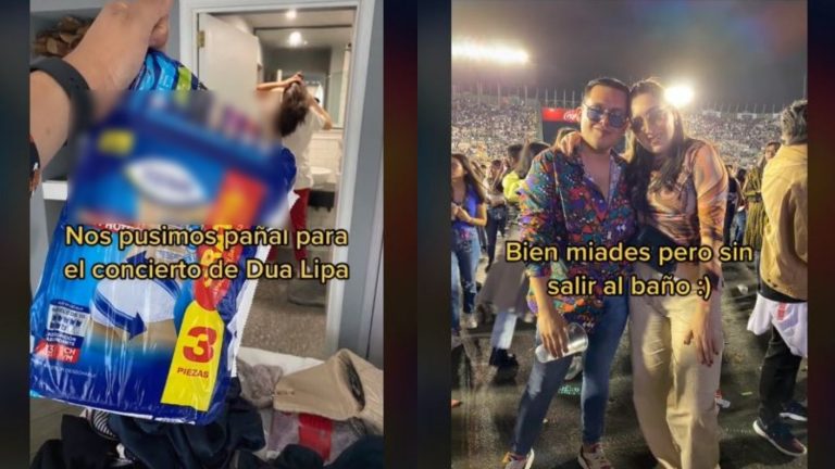 ¿Lo harías? Jóvenes revelaron que usaron pañales durante concierto de Dua Lipa para no perder su lugar