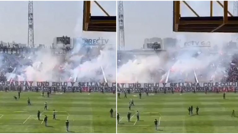 Estructura del Estadio Monumental colapsó durante arengazo de hinchas de Colo Colo