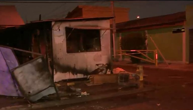 Una mujer fue acribillada en Conchalí: Familiares incendiaron casa de presuntos responsables