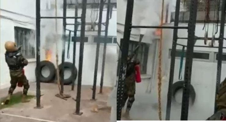 Nuevo ataque al cuartel militar cercano al INBA: Ahora usaron bombas molotov