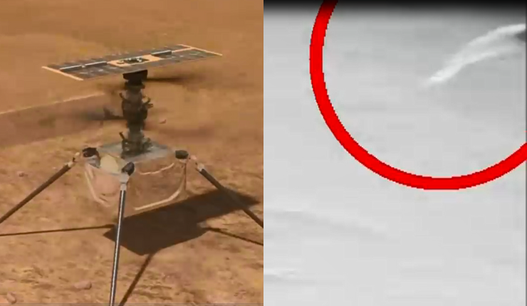 Causó sorpresa en científicos: El extraño objeto que el helicóptero de la NASA descubrió en Marte