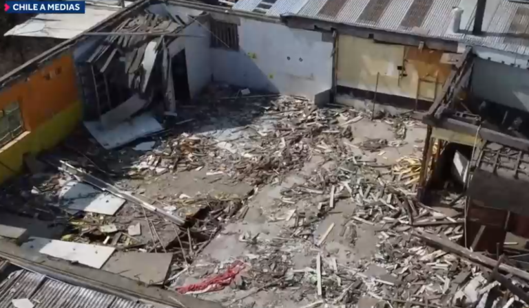 Chile a medias: Colegio fue destruido por tromba marina en 2019 y aún no es reparado