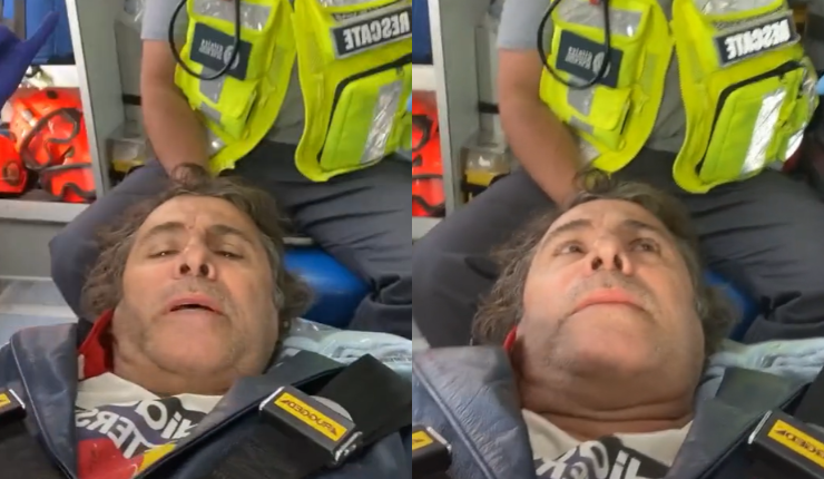 Actor Fernando Larraín sufrió accidente en su moto: 