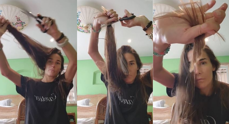 Trollean a Juana Viale por cortarse el pelo en apoyo a mujeres iraníes: Esta fue su respuesta