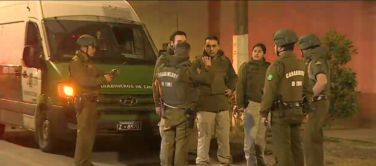 Detienen a adolescente de 16 años como principal sospecho de disparar a carabinero en San Miguel