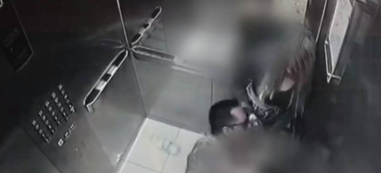 Tenencia responsable: Cámara de seguridad captó ataque de perro dentro de un ascensor